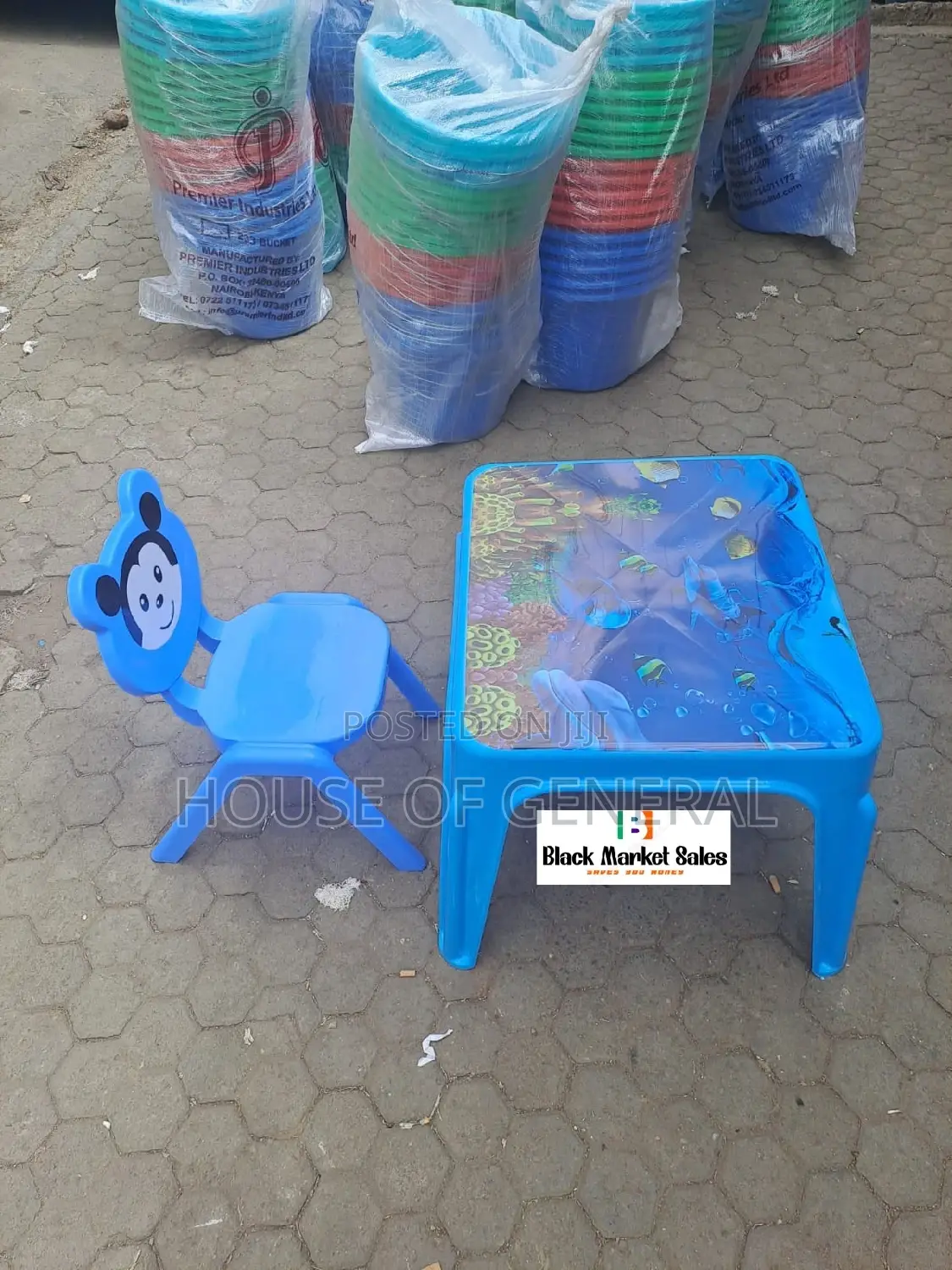 One Chair and Tables Available