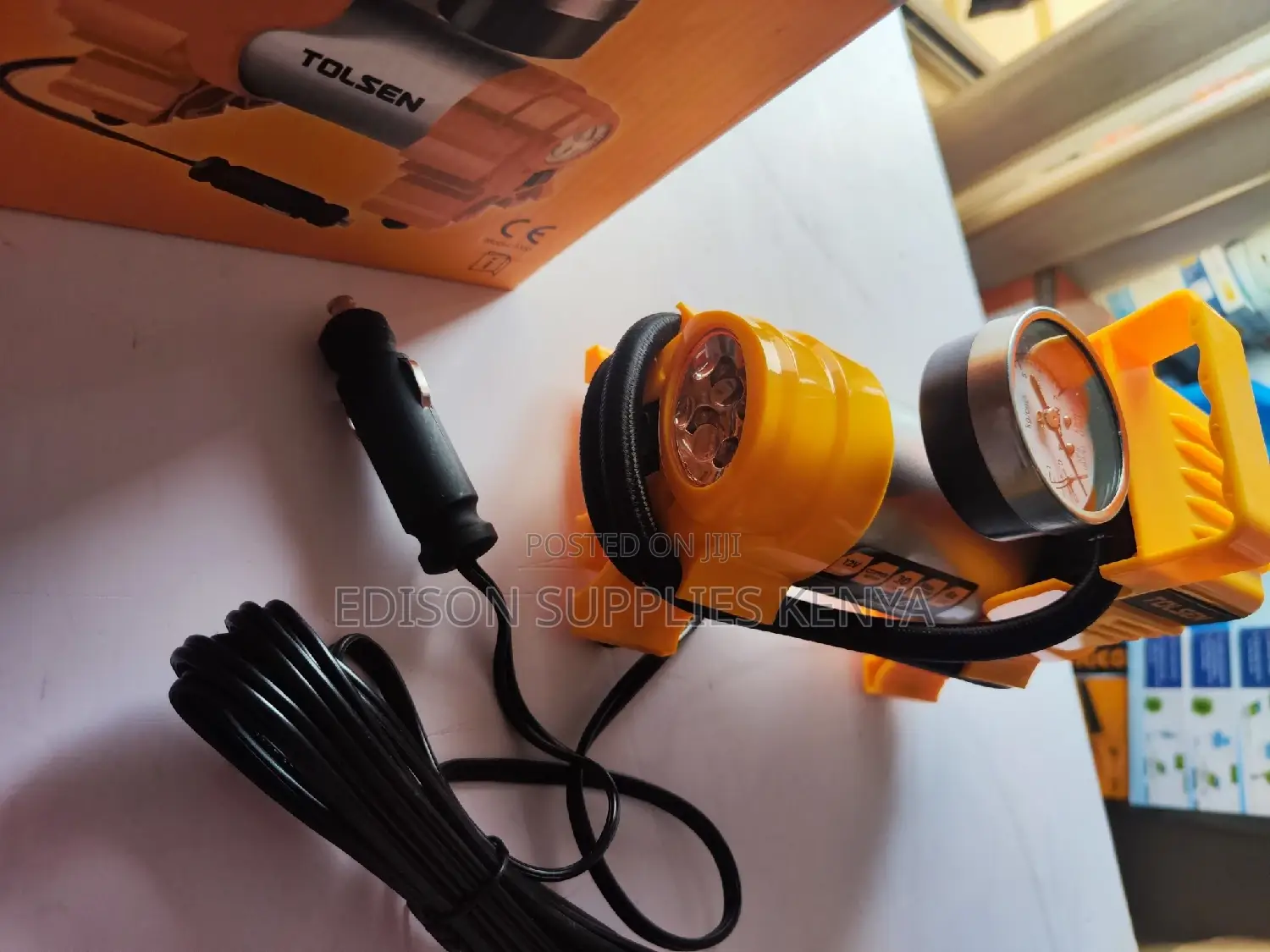 Pump Tolsen Power Inflator 12v Dc Car Wheels Tyres Air Inflating Pump
