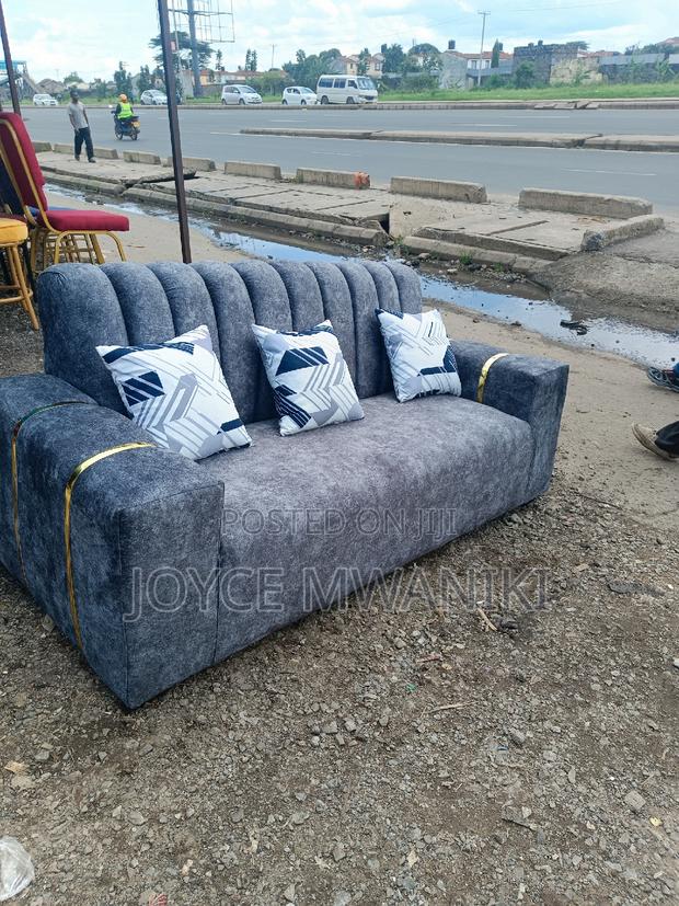 Sofa 3 Seater, Grey. - thumbnail 7