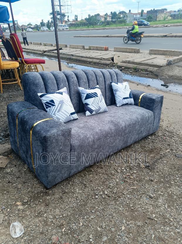Sofa 3 Seater, Grey. - thumbnail 9