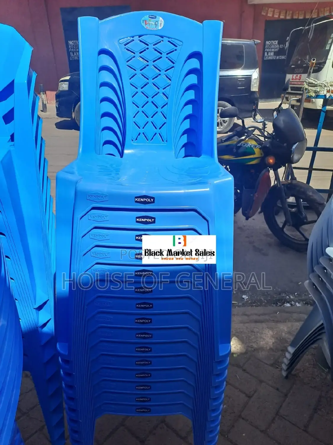 Armless Kenpoly Plastic Chair