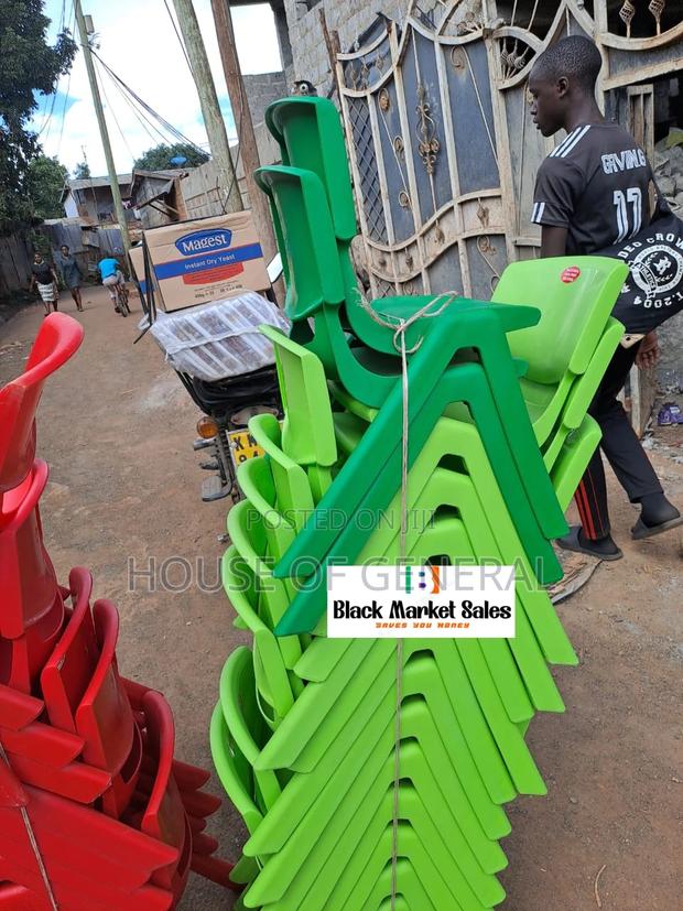 Armless Kids Plastic Chair - main view