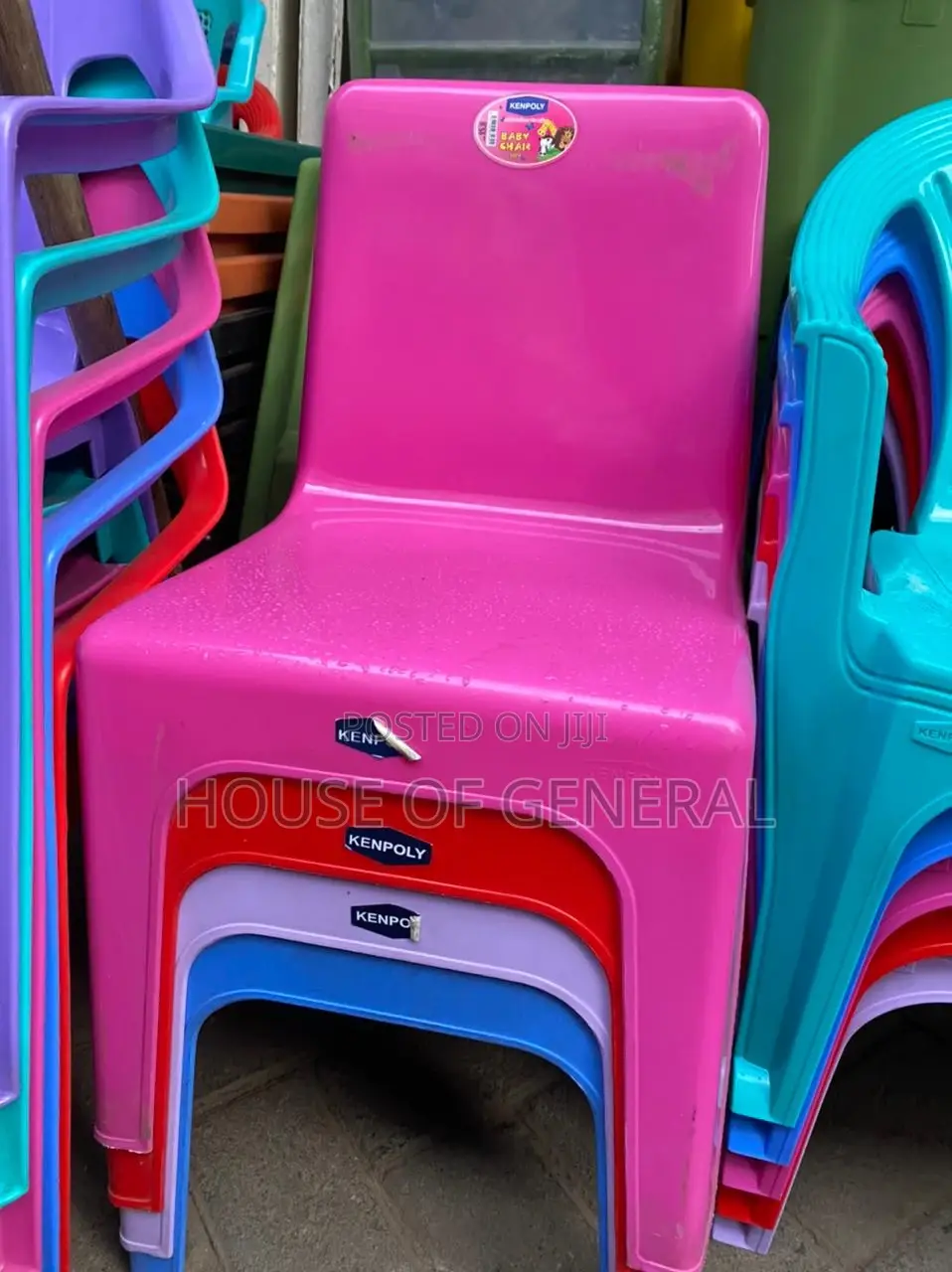 Strong and Stable Kids Plastic Chair