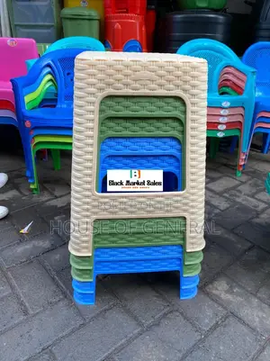 Strong and Good Quality Bamboo Plastic Stool