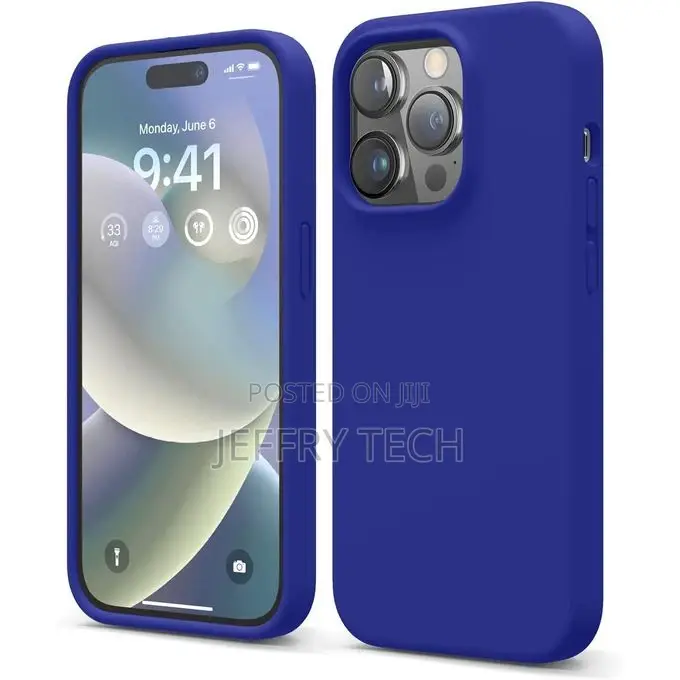 Apple iPhone 14 Pro (6.1 Inch) Real Silicone Case With Insid