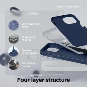 Zapper Back Cover for iPhone 15 (True Liquid Silicone Case -