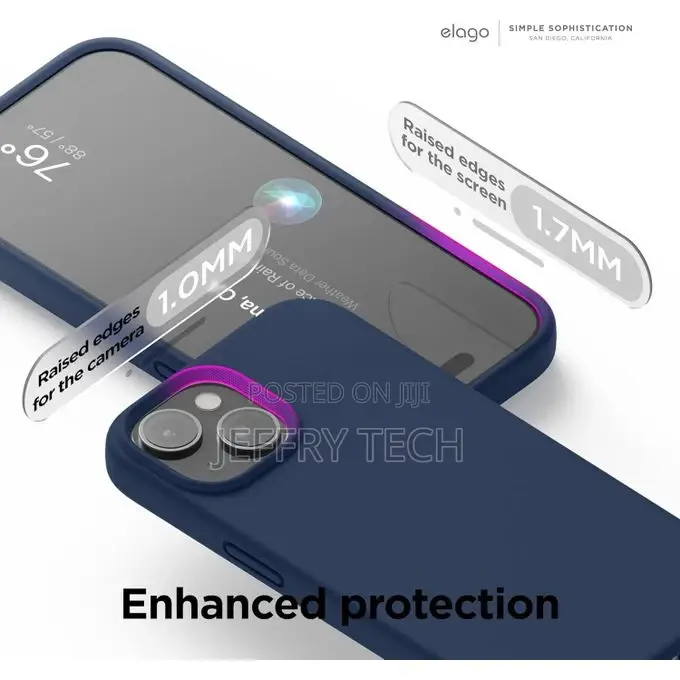 Zapper Back Cover for iPhone 15 (True Liquid Silicone Case -