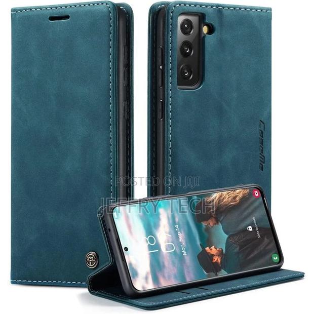 Clickcase Flip Cover for Samsung Galaxy S21 FE 5G (Grey, Du