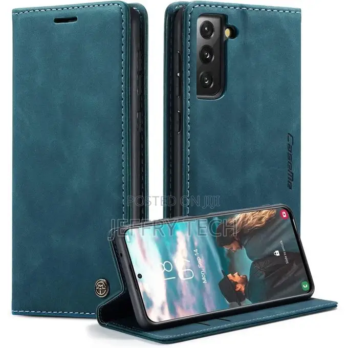 Clickcase Flip Cover for Samsung Galaxy S21 FE 5G (Grey, Du