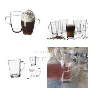 *6pc Glass Tea/Coffee Cup Set*Sizes:* 215ml