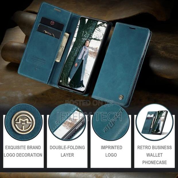 MYSHANZ Flip Cover for Samsung Galaxy A23 5G (Brown, Magnet - thumbnail 3