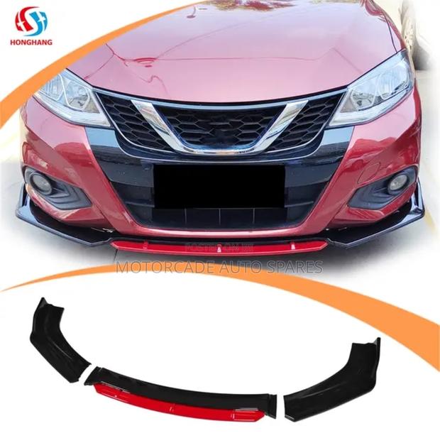 Bumper Lip/Kit Universal Black-Red - main view