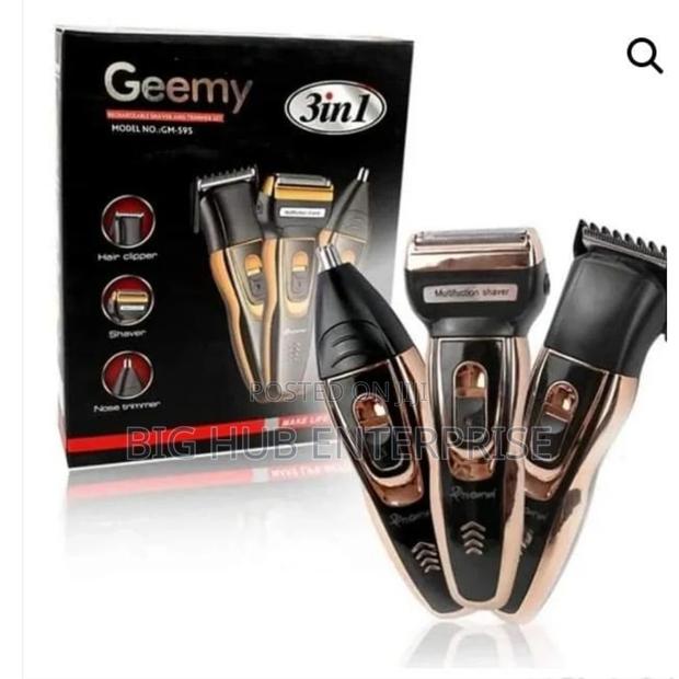 Geemygeemy 3in1 RECHARGEABLE SHAVER TRIMMER SET £