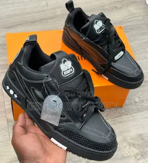 Black Louis Vuitton Sneakers