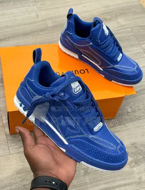 Blue Louis Vuitton Sneakers