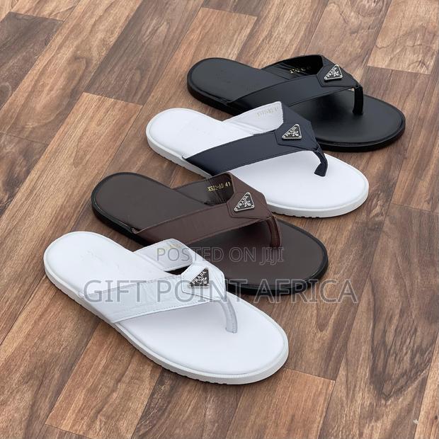 Leather Mens Sandals - main view