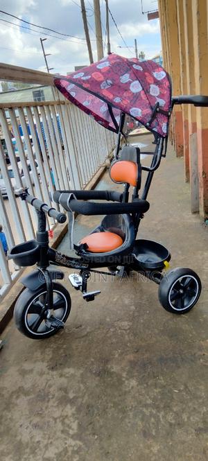 Push Handle Kids Triacycle With a Canopy For. Shade - thumbnail 2