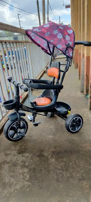 Push Handle Kids Triacycle With a Canopy For. Shade