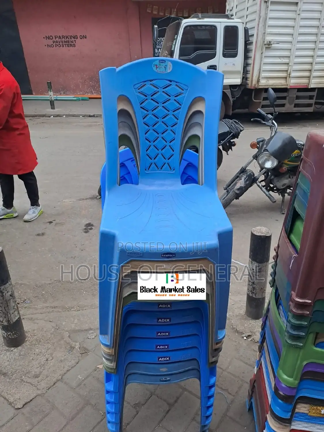 Kenpoly Armless Plastic Chair
