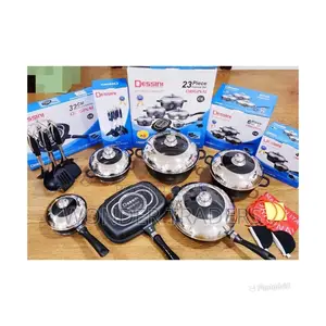 23pc Dessini Cookware Set - Black.