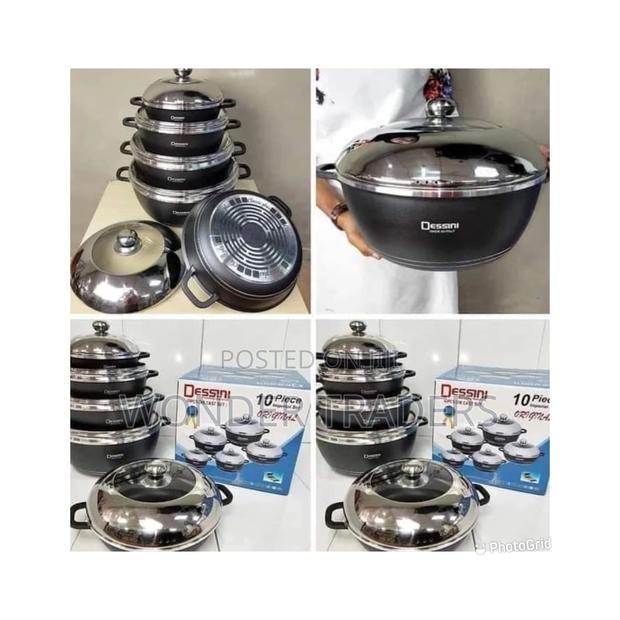 Dessini 10pc Black Cookware *Ksh.5,900