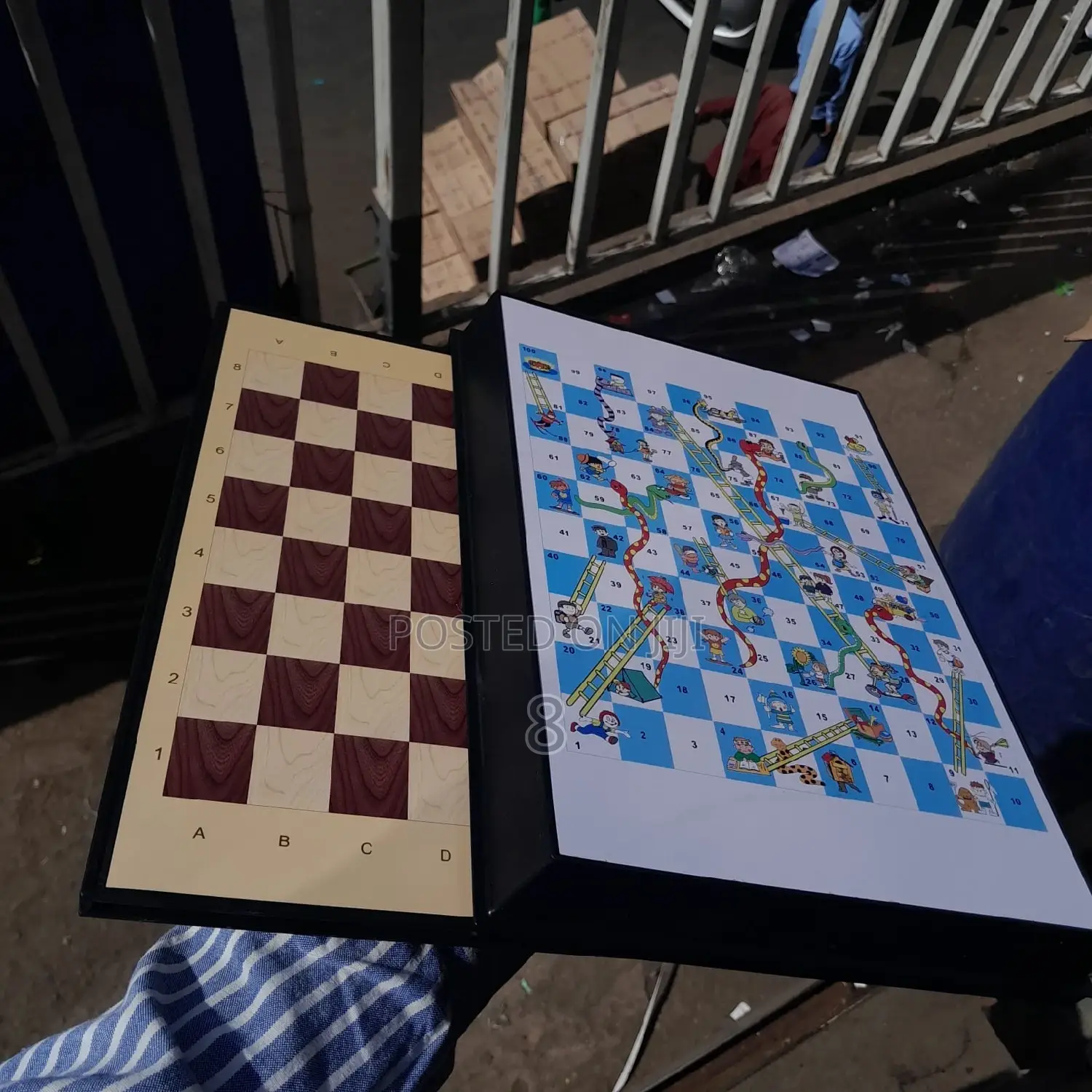 Kid's Magnetic Three in One Chess,Draughts and Riddle