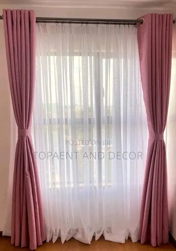 Pink Curtains Pink Curtains and Sheers Available