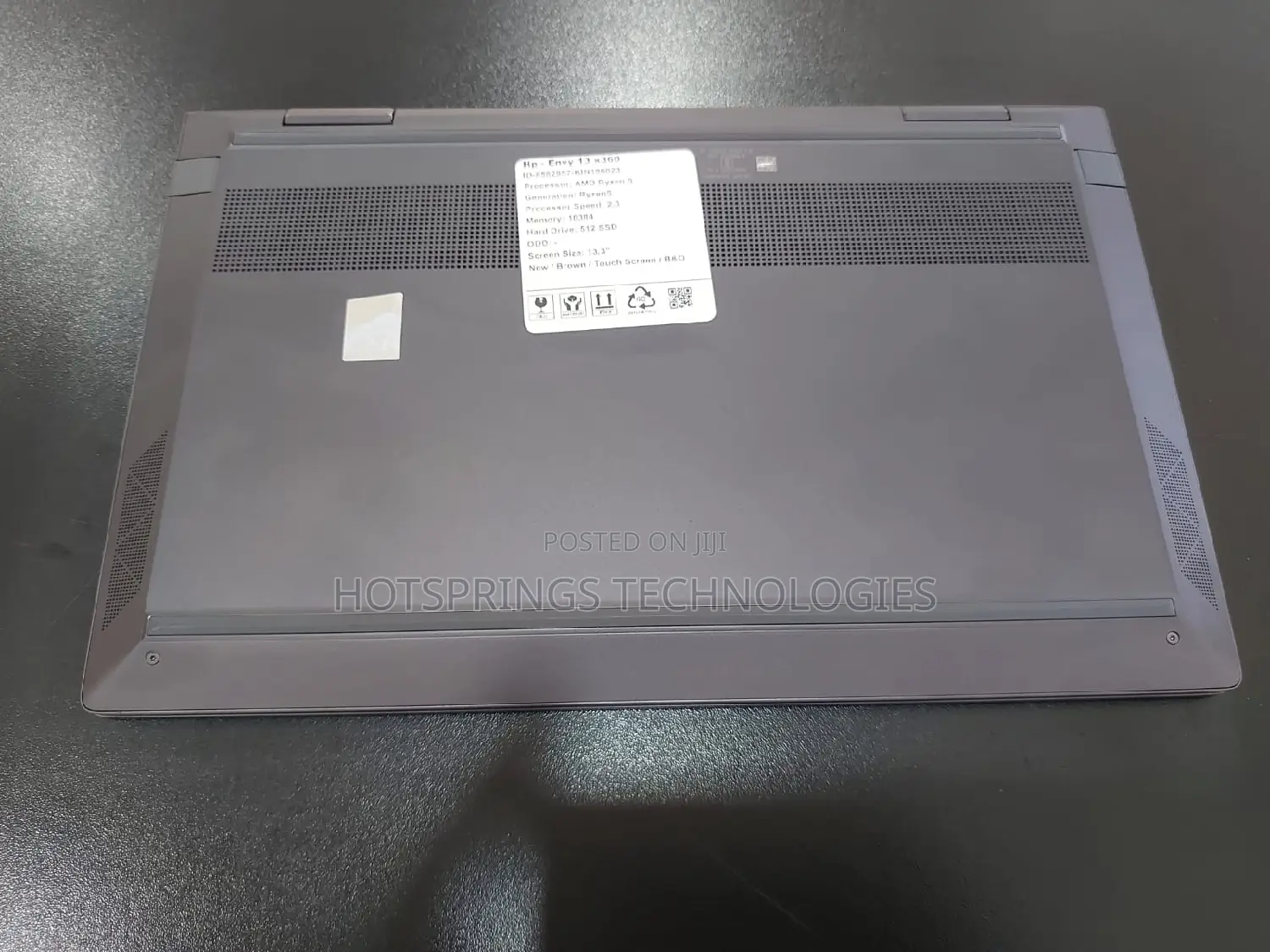 New Laptop HP Envy 13 16GB AMD Ryzen 5 SSD 512GB