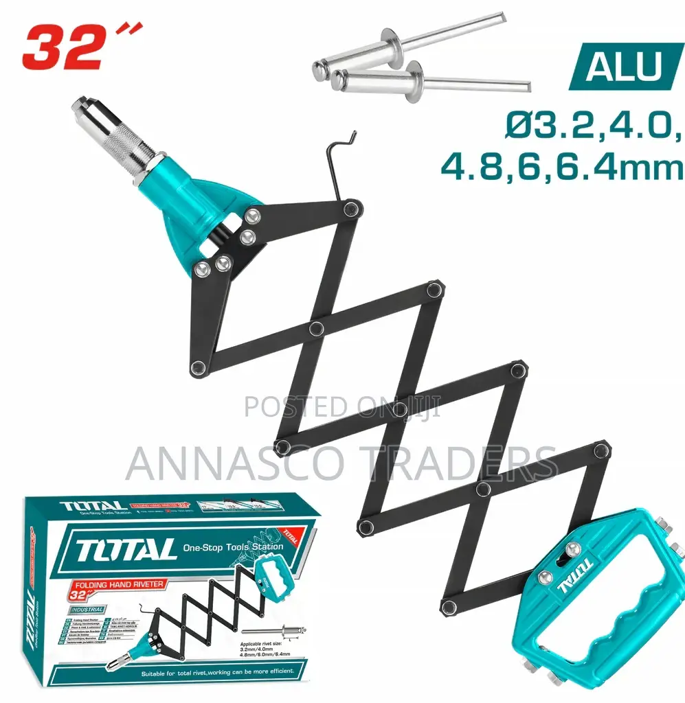 TOTAL THT32321 Folding Hand Riveter Size:815mm,32"