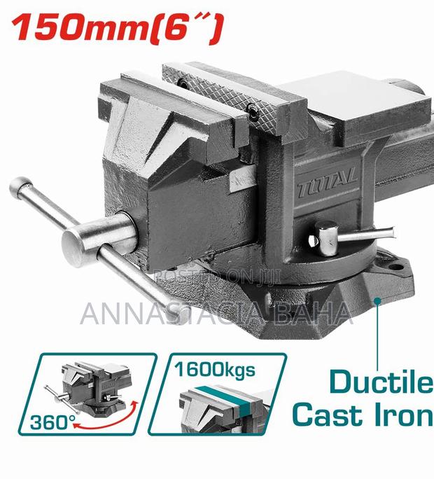 TOTAL THT6166 STRONG Bench Vice Swivel Base Size:6" - main view