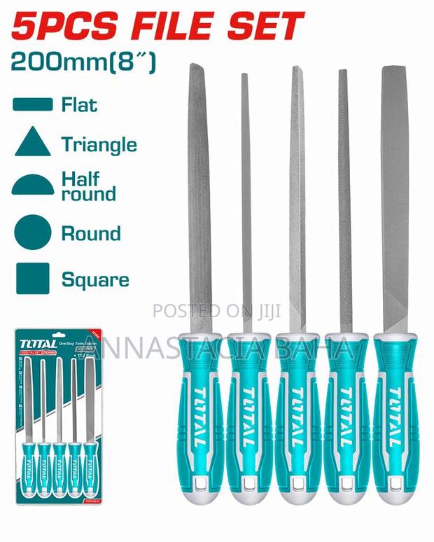 TOTAL THT918516 STRONG 5 PCS Steel File Set/8” - main view