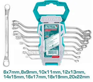 TOTAL THT102486 STRONG 8pcs Offset Ring Spanner Set Size:6-2
