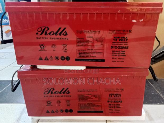 Rolls 220ah 12v Best Quality Solar Battery - main view