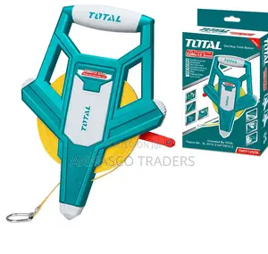 TOTAL STRONG TMTF131006 Fibreglass Measuring Tape 100mx12.5m