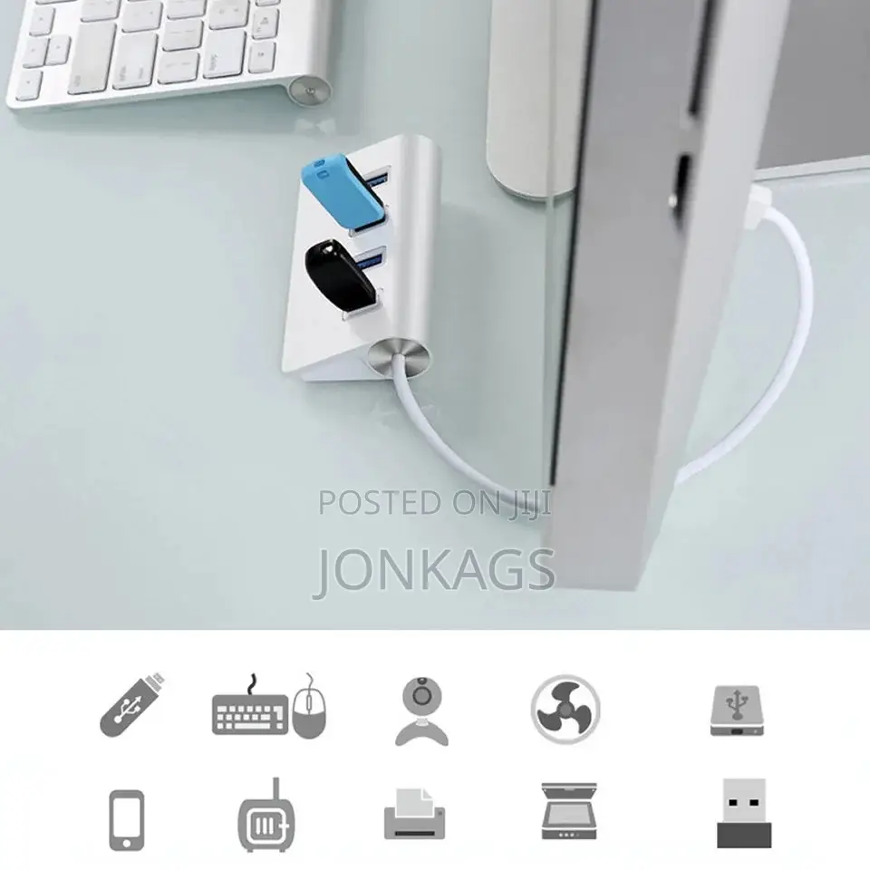 4 USB Ports Hub 3.0