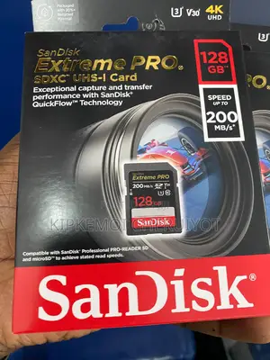 Sandisk Extreme Pro 128gb at the Shop