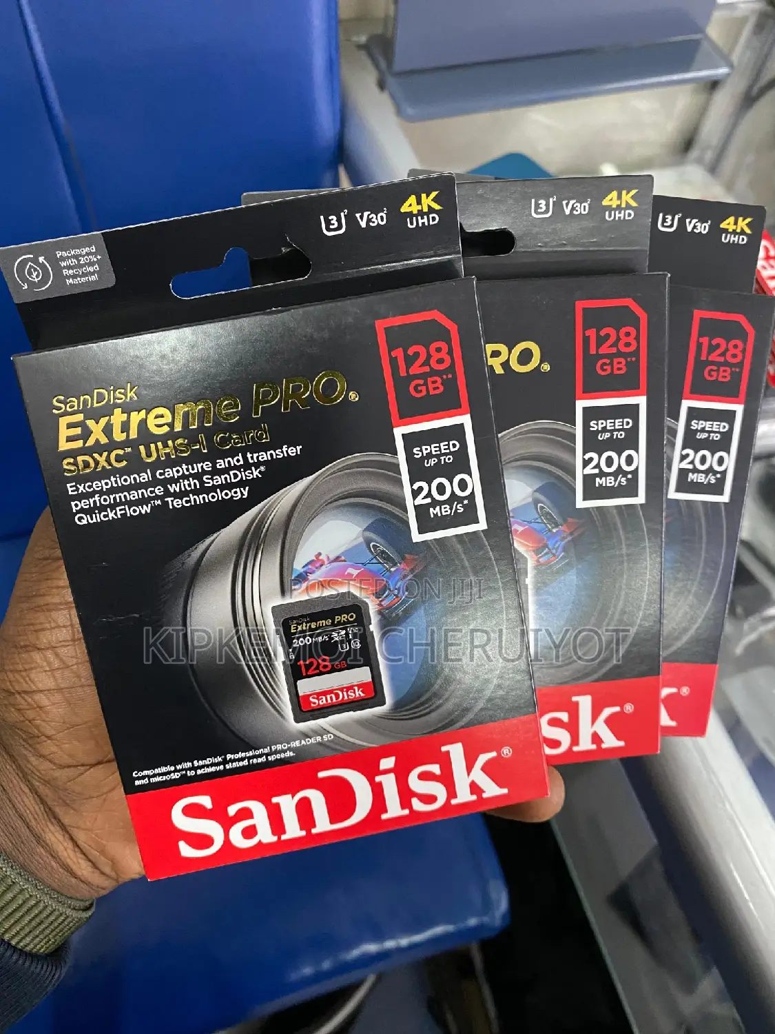 Sandisk Extreme Pro 128gb at the Shop