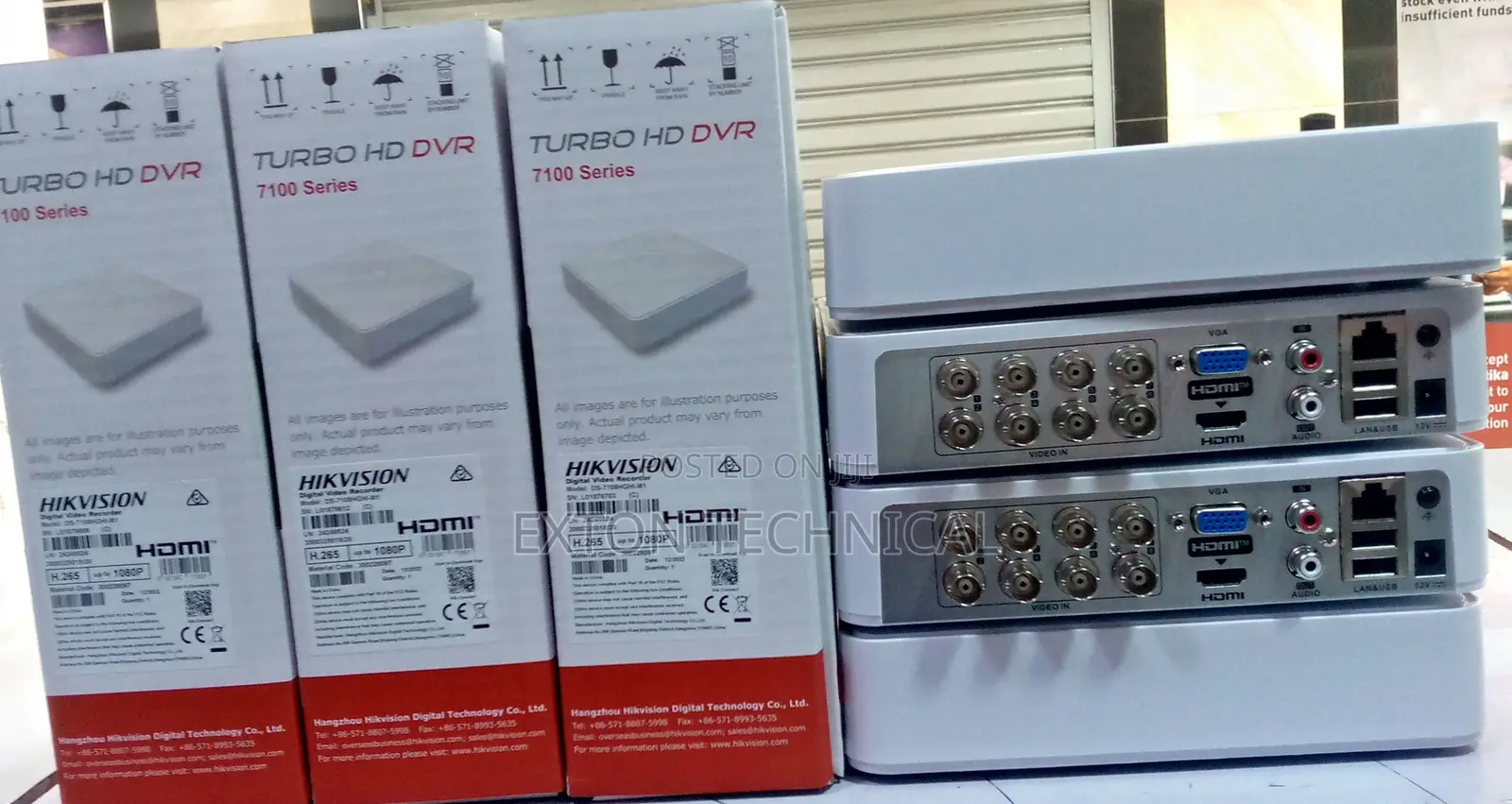 Hikvision 8 Channel Turbo Hd DVR 1080p Plastic