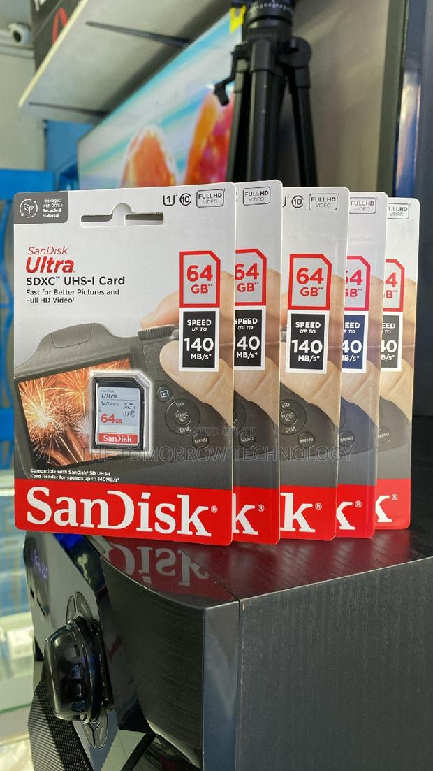 Sandisk 64gb Ultra (140mb/S) SDXC-Uhs-I Memory Card