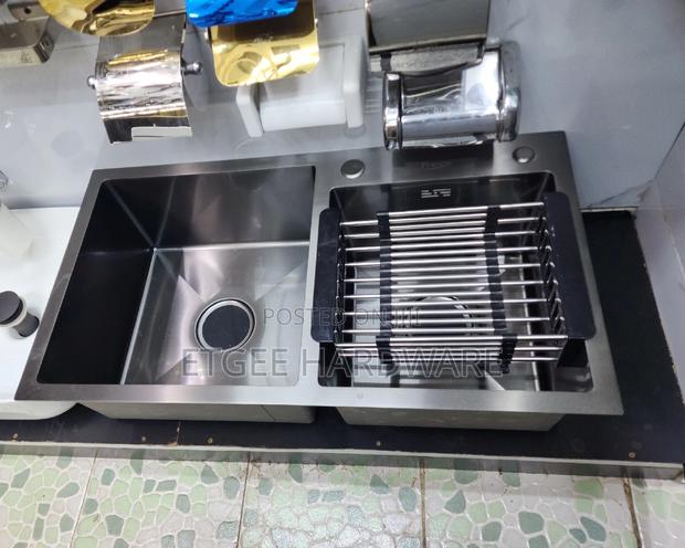 Kitchen Sink Black Double - main view
