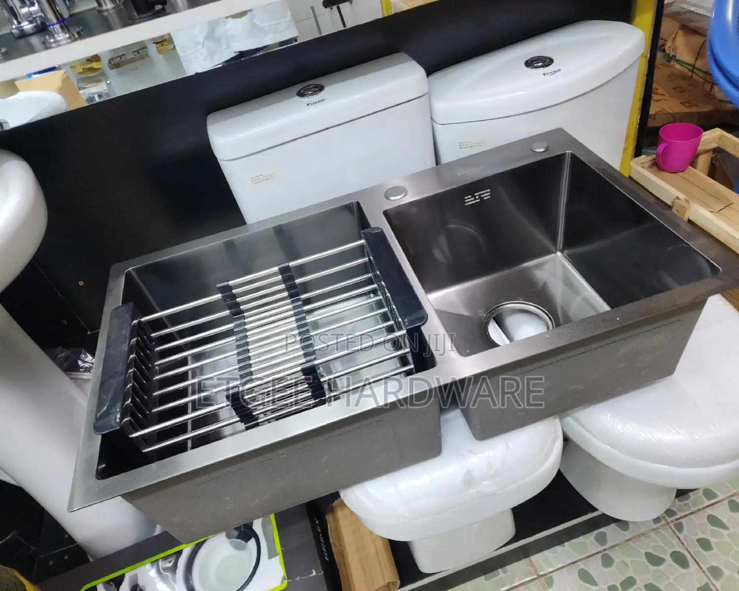 Black Kitchen Sink Heavy-Duty