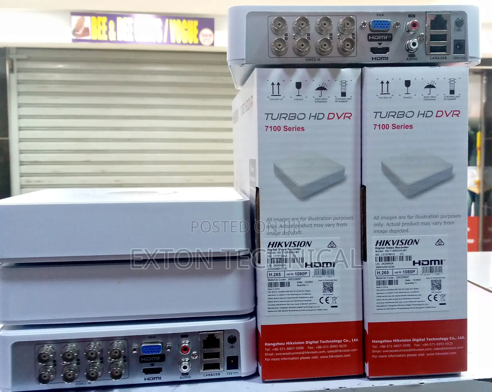 Analog Camera 8 Channel DVR Hikvision for CCTV Recorder