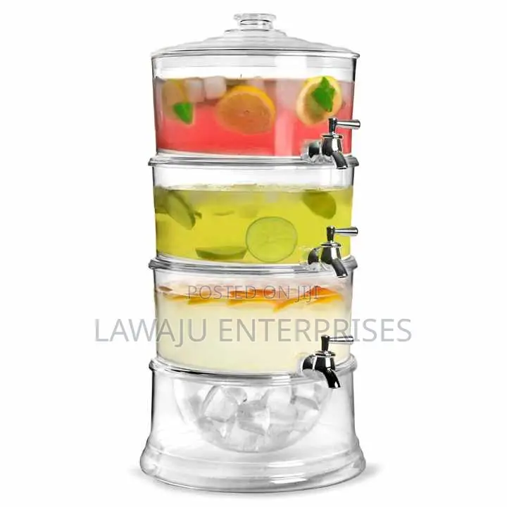 Acrylic 3 Tier Juice Tower