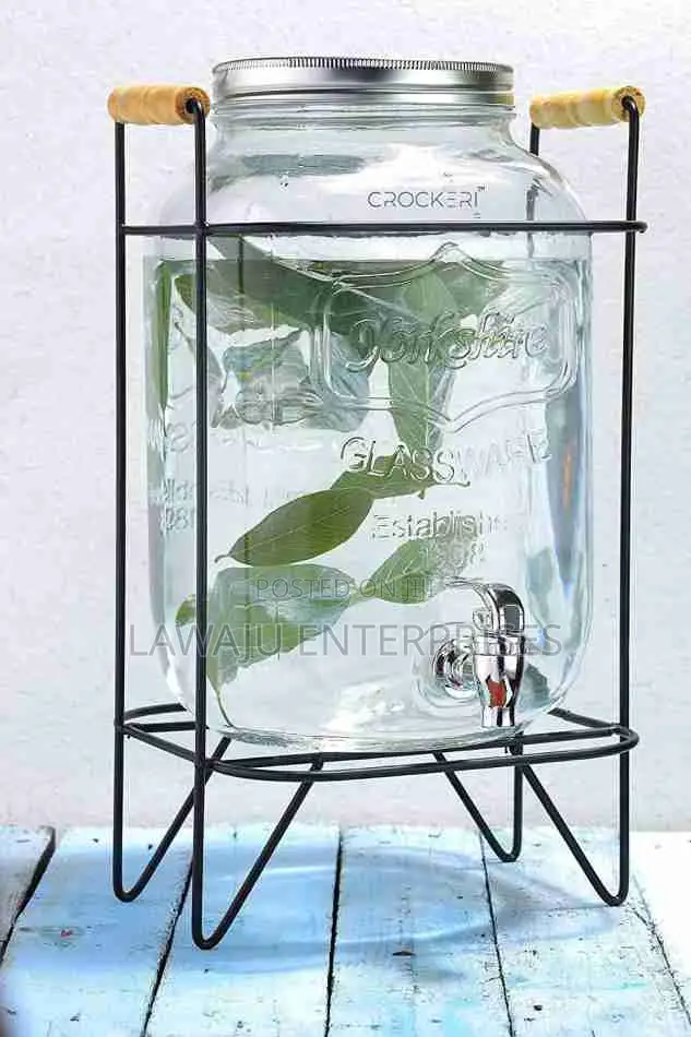 8L Glass Drink Dispenser