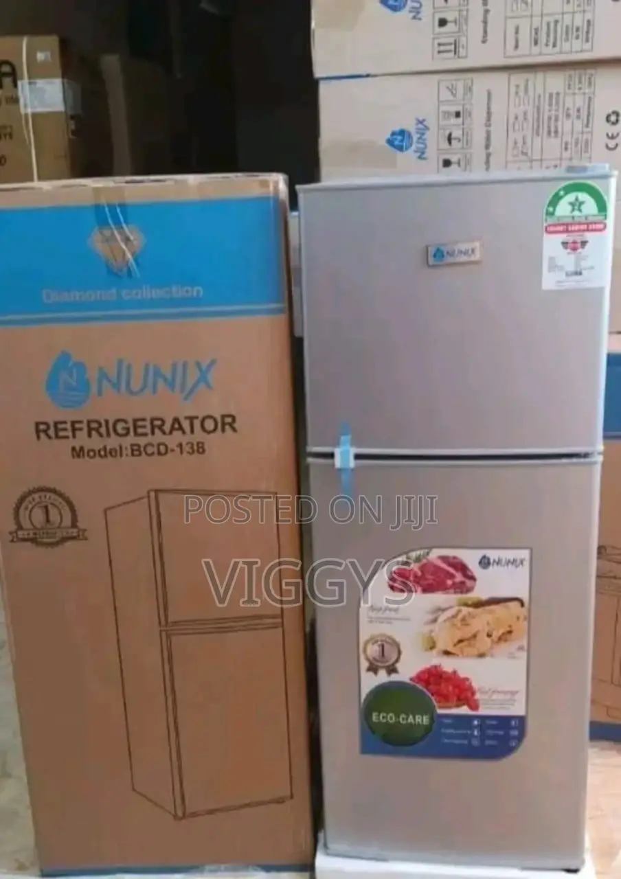 Classic Nunix 138litre Double Door Fridge