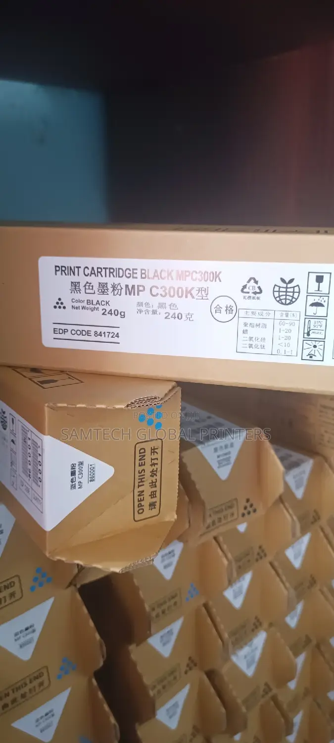 Black Mp C300 Tonner