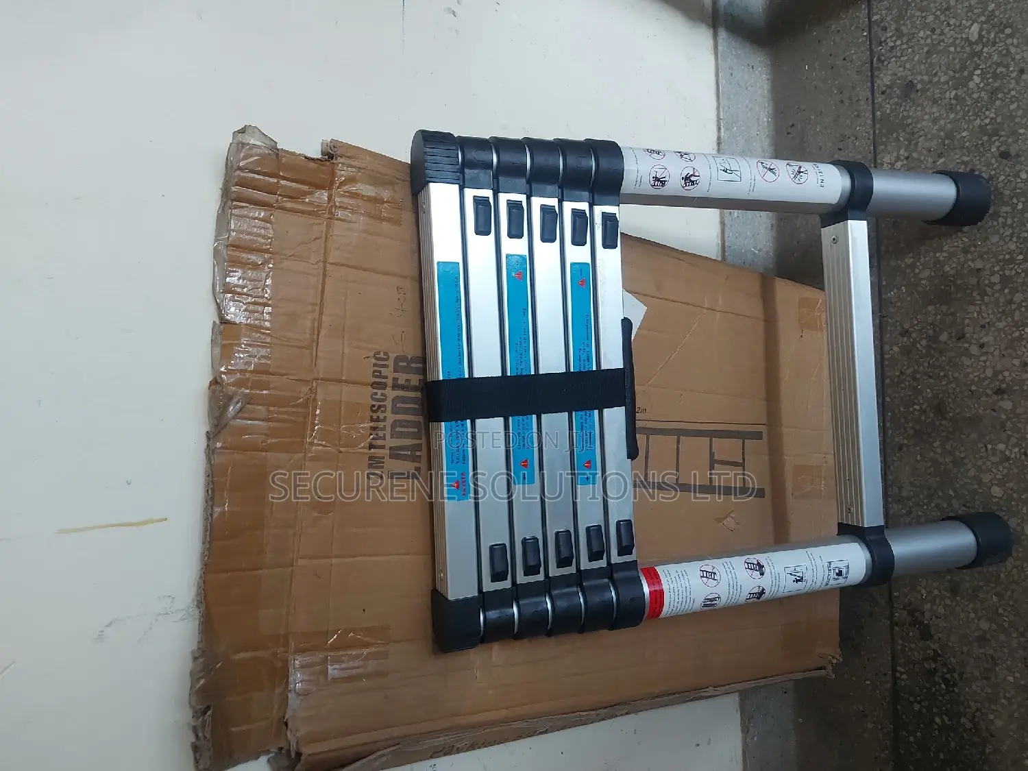 Single Telescopic Ladders Aluminium Good Quality