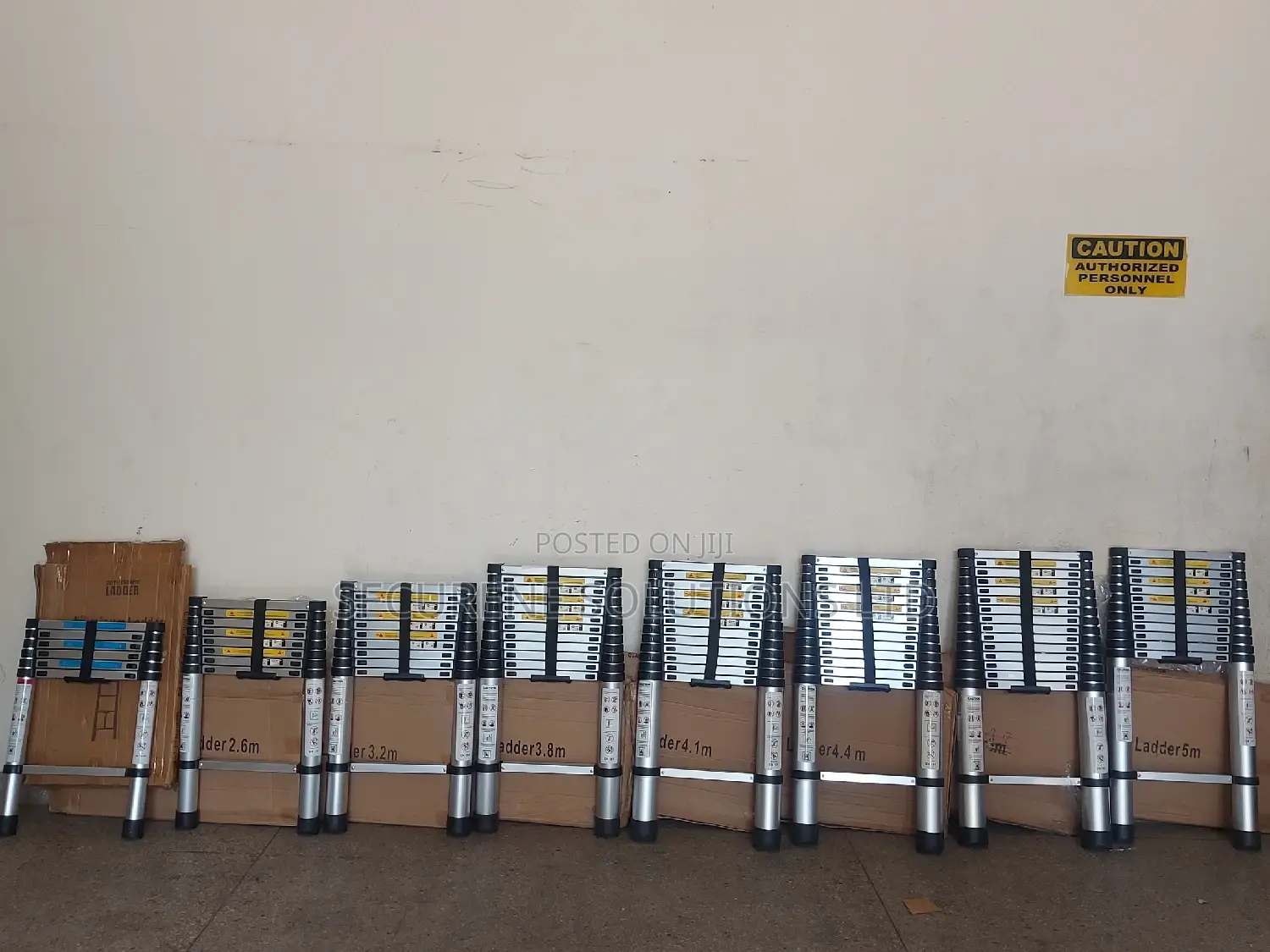 Single Telescopic Ladders Aluminium Good Quality