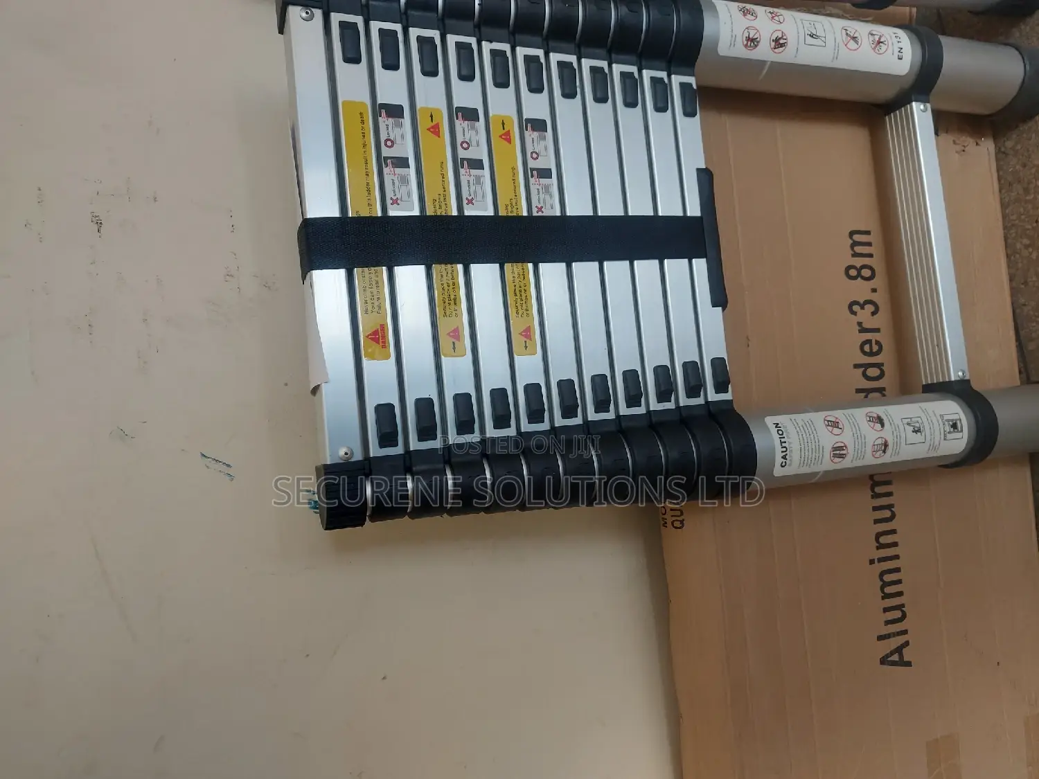 3.8m Single Telescopic Ladder