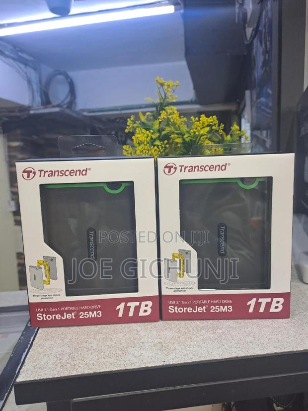 1 Tb Transcend Hard Drive - main view